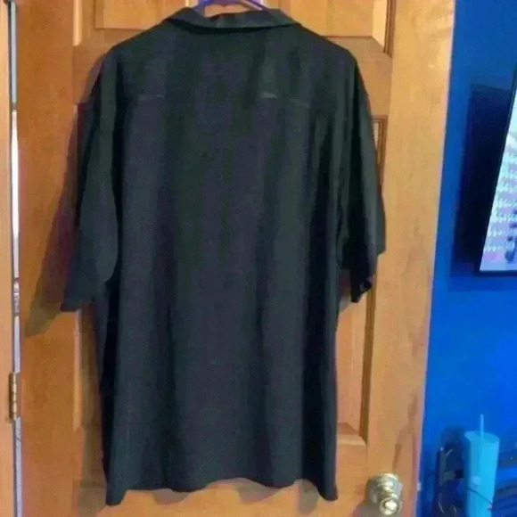Pronto Uomo 100% silk men’s short sleeve button down shirt. XXL - Picture 5 of 7